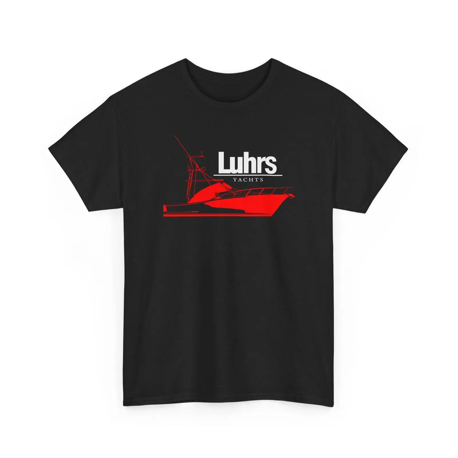 Vintage Yacht Fashion - Luhrs 요트 티셔츠 해상 보트 로고