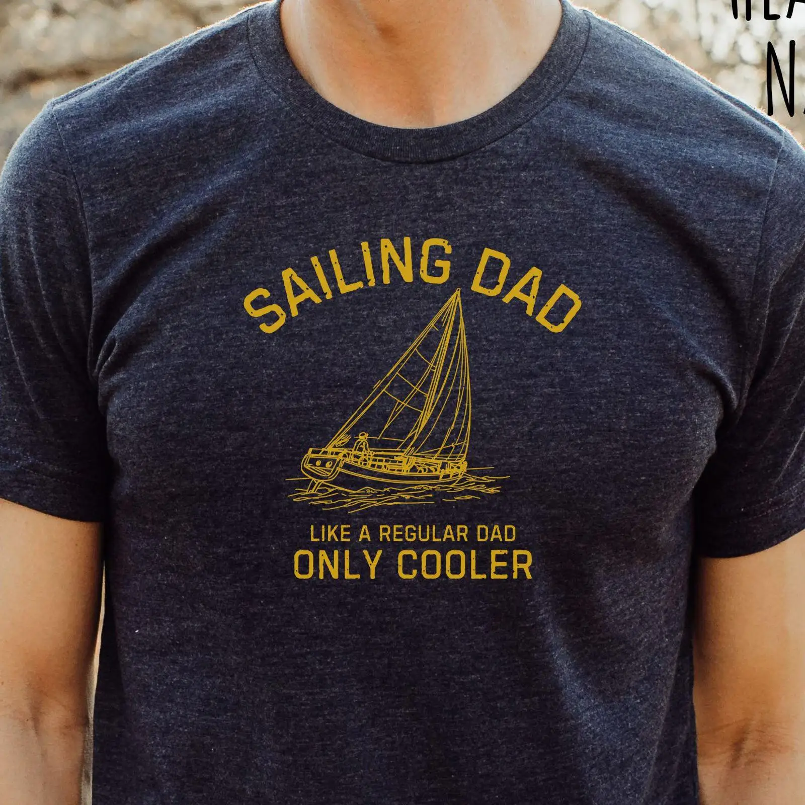 Vintage Yacht Fashion - 세일링 아빠 티셔츠 재미있는 선원 해상
