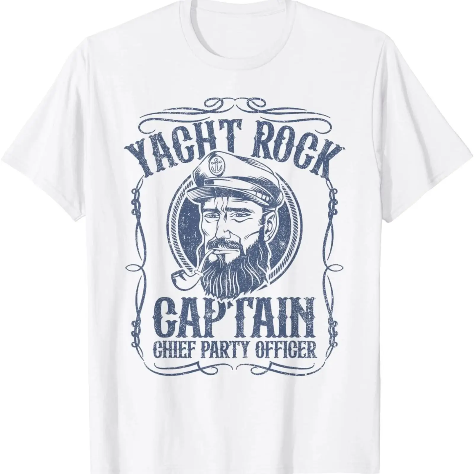 Vintage Yacht Fashion - 재미있는 요트 록 선장 폰툰 보트