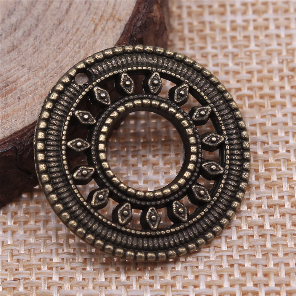 Vintage Fashion Words - 10pcs 26x26mm(1.02x1.02inch) 2 색상 앤티크 브론즈