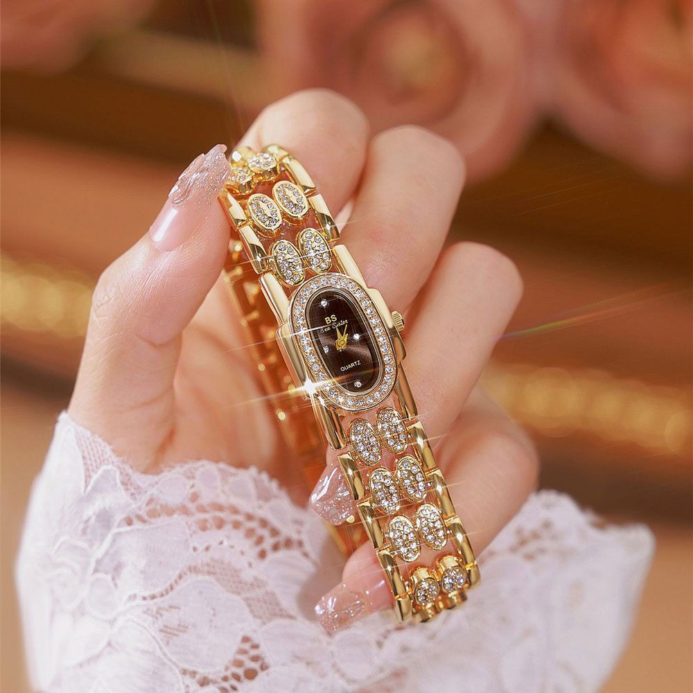 Vintage Fashion Watches - 패션 시계 골드 팔찌 스테인레스 스틸