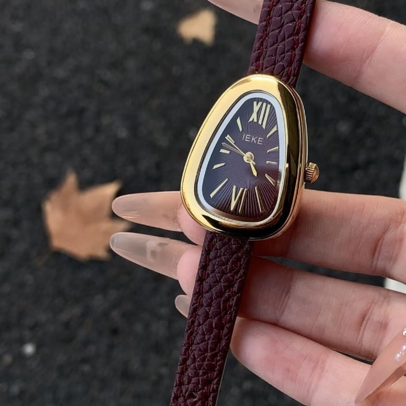 Vintage Fashion Watches - LEKE 앙콜라 레드 빈티지 패션 스네이크헤드