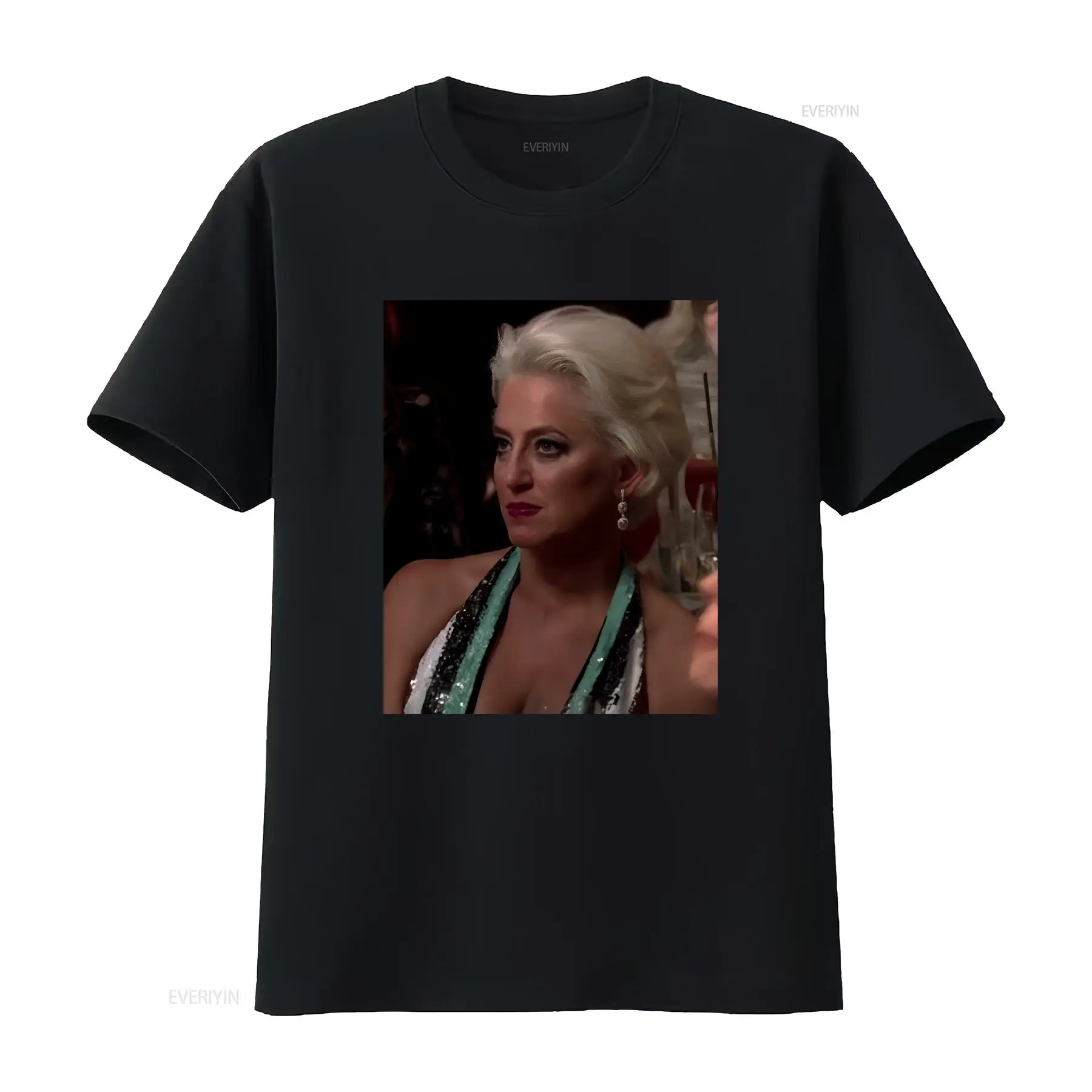 Vintage Fashion New York - 패션 티셔츠 Dorinda Medley Angry Face