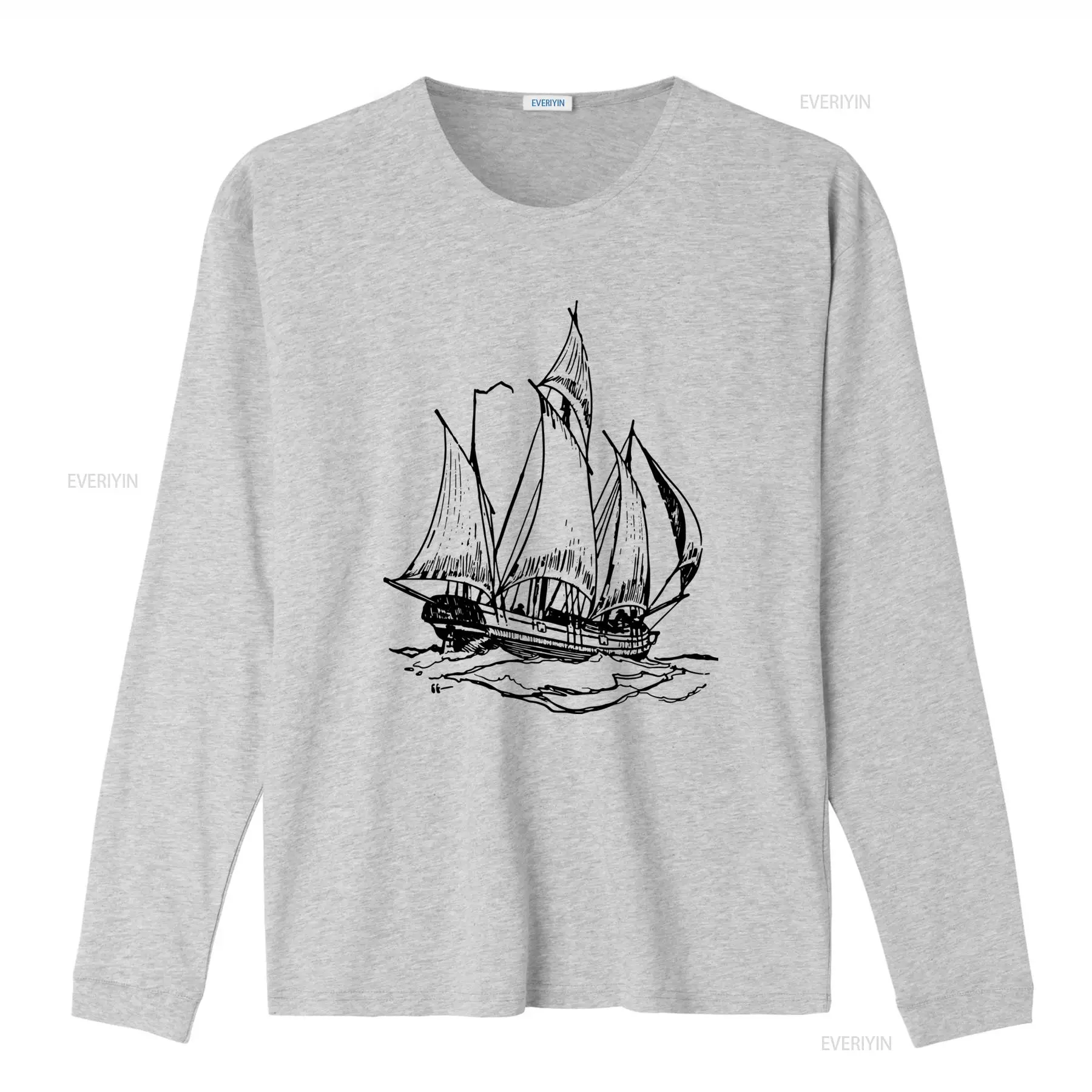 클래식 빈티지 쇼너 보트 프린트 범선 티셔츠 (해상 요 - Vintage Yacht Fashion 리뷰 및 가격