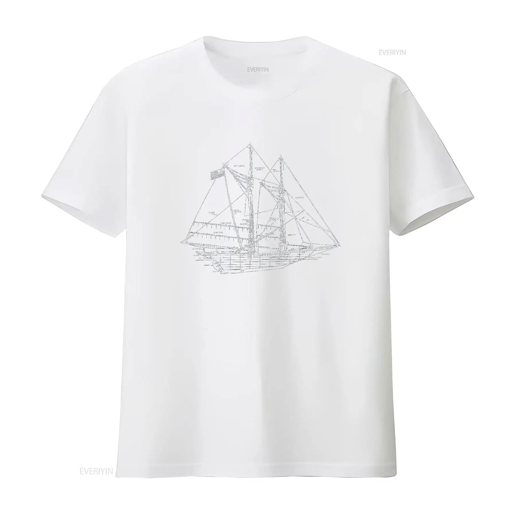 세일링 빈티지 블루프린트 요트 티셔츠 빈티지 워시드 스 - Vintage Yacht Fashion 리뷰 및 가격