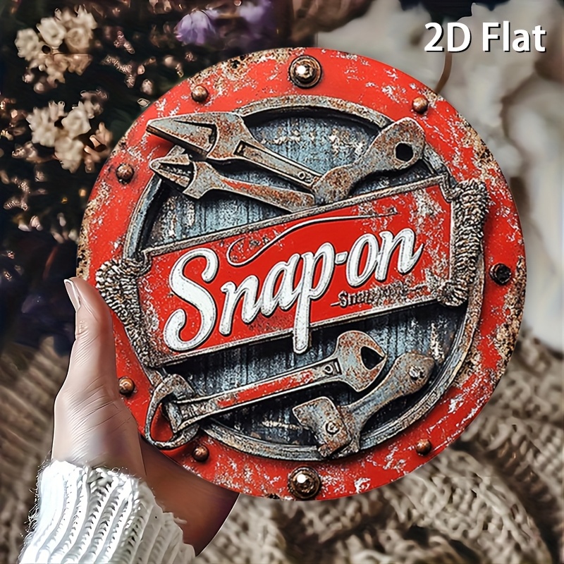 2D 플랫 1개 빈티지 메탈 사인 스냅온 도구 알루미늄 - Vintage Fashion Plates 리뷰 및 가격