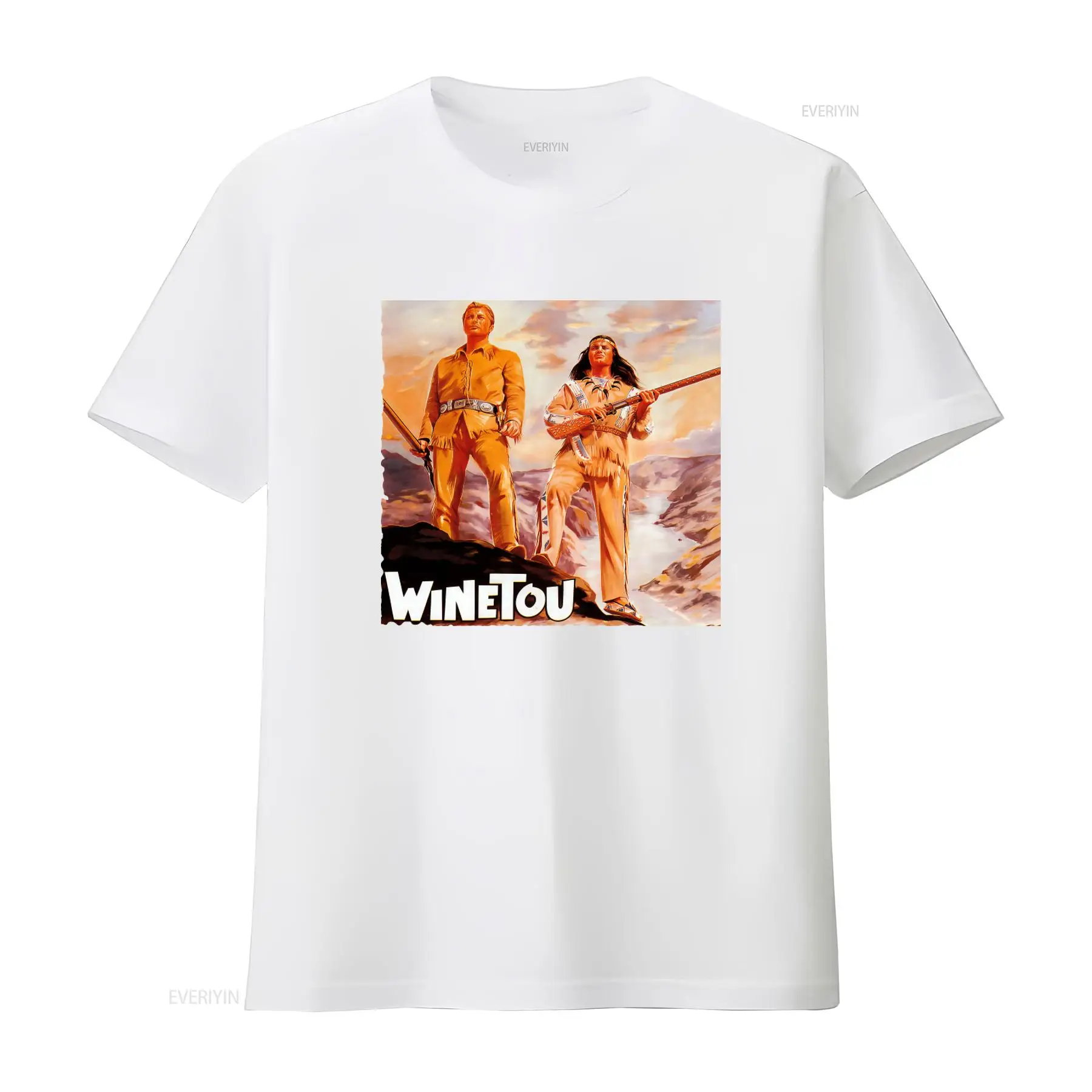 세일 위네투 영화 포스터 빈티지 내추럴 컬러 남성 티셔 - Vintage Fashion Posters For Sale 리뷰 및 가격
