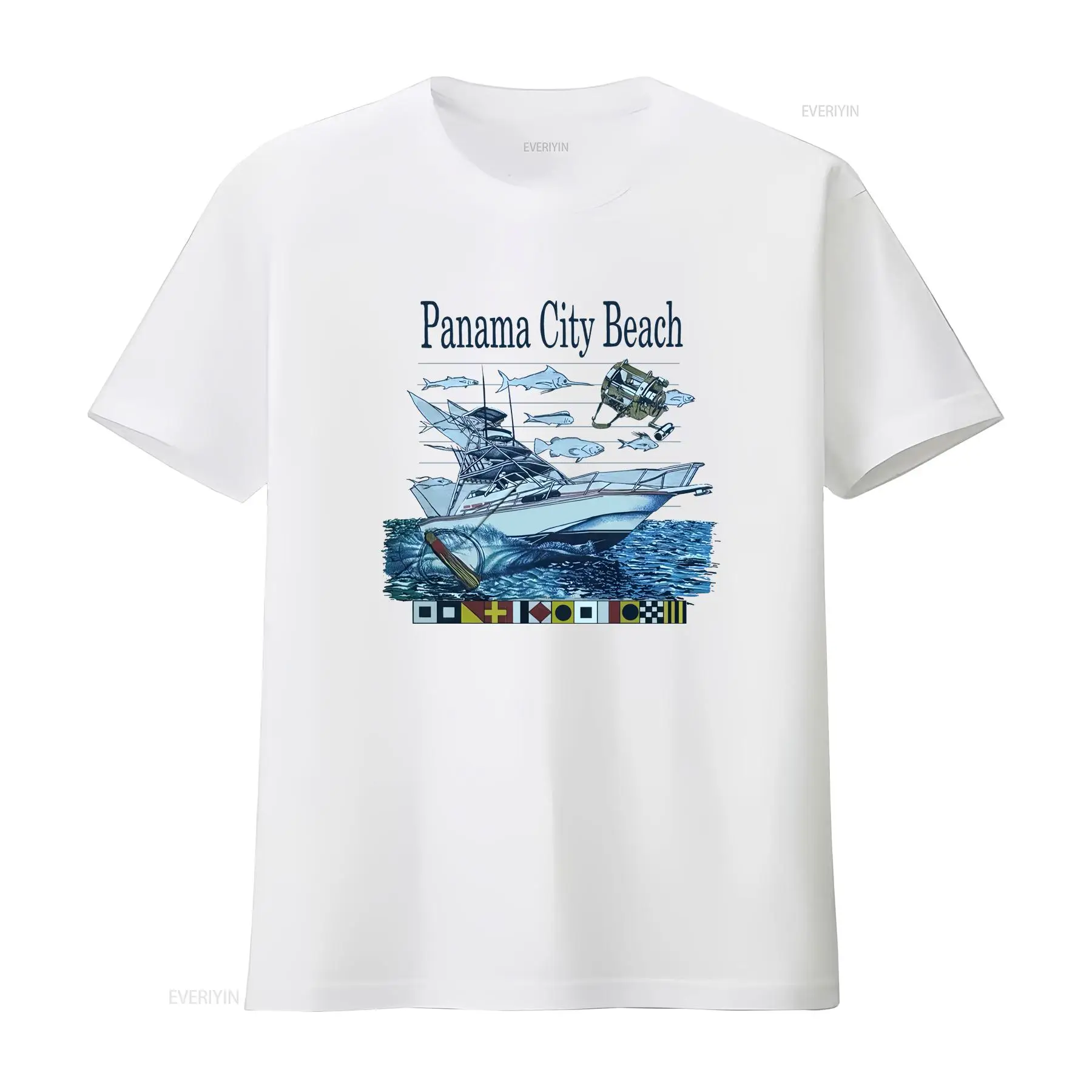 빈티지 90년대 파나마 시티 비치 요트 낚시 보트 바다 - Vintage Yacht Fashion 리뷰 및 가격