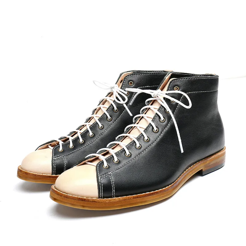 하이 툴링 부츠 남성용 Goodyear-Welted 빈 - Vintage Fashion Mens 리뷰 및 가격