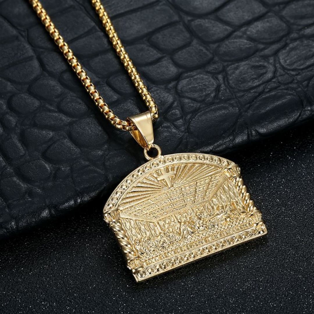 빈티지 기독교 십자가 최후의 만찬 펜던트 금은색 스테인 - Vintage Fashion Illustration 리뷰 및 가격
